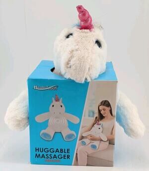 Health Touch Huggable Massager Unicorn Vibration Plush NEW